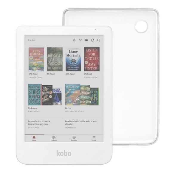 Kobo Clara Colour eReader 6" Waterproof White with Case