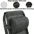 thumbnail image 2 of Zero Gravity Chair Replacement Pillow Headrest with Elastic Band, Universal Soft Removable Padded Cushion Head Pillow for Zero Gravity Lounge Chair, Folding Patio Lawn Recliner Chair, 2 of 7