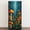 Color 1, variant on Self Adhesive Vinyl Refrigerator Wrap Set Magical Mushroom Forest Crescent Moon Starry Sky Botanical Door Mural Removable Fridge Sticker Peel and Stick Full Door Cover Decal Kitchen Bar Decor