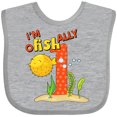 thumbnail image 3 of Inktastic I'm O-fish-ally One- Cute Puffer Fish First Birthday Boys or Girls Baby Bib, 3 of 4