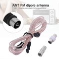 thumbnail image 3 of FM Dipole Antenna Radio Home Indoor FM Receiver Aerial with TV Female Connector, 3 of 5