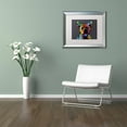 thumbnail image 3 of Trademark Fine Art "French Bulldog Grey" Canvas Art by Michael Tompsett, White Matte, Silver Frame, 3 of 4
