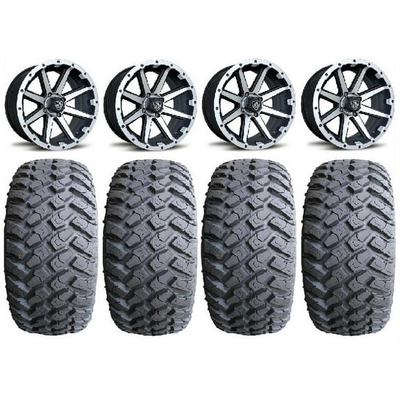 Fairway Alloys Rebel Mh Golf Wheels 14" Hammer 23x9.5-14 Tires E-Z-GO & Club Car