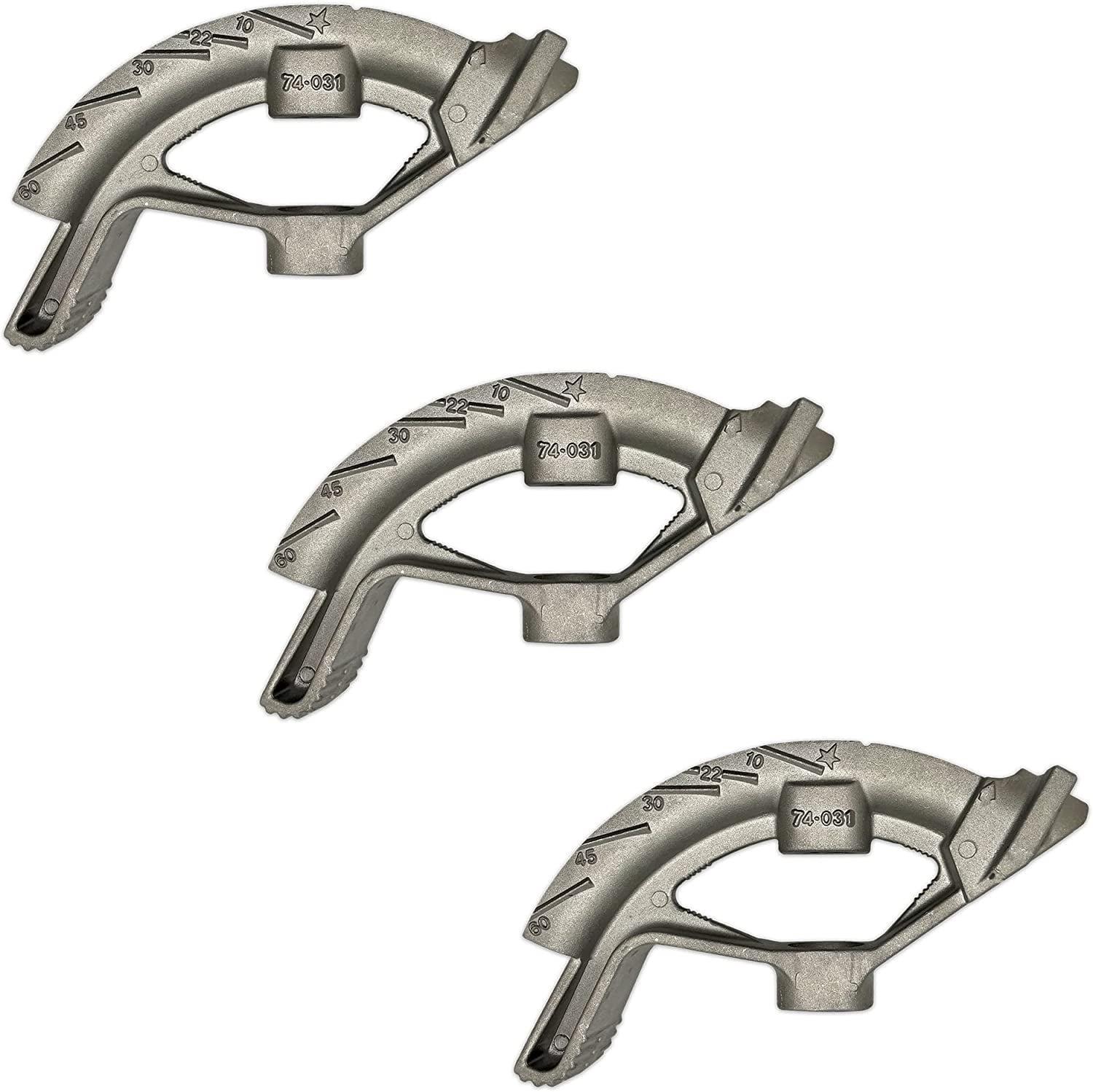 DMNI 3 4 EMT Bender 3 Pack Hand Bender With Head Without Handle ideal-conduit-bender-head-3-4-emt-1-2-rigid-74-032-walmart