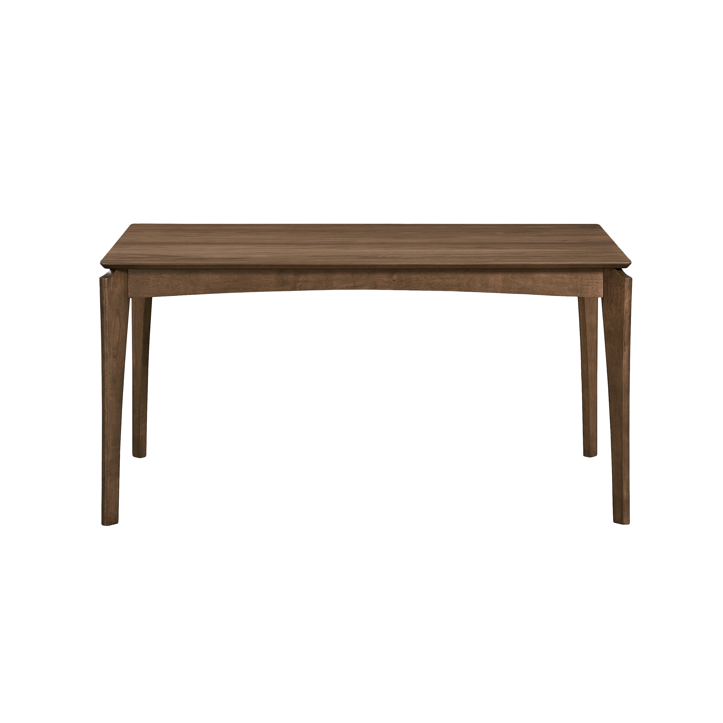 59" Walnut Brown Solid Contemporary Handcrafted Rectangular Dining Table