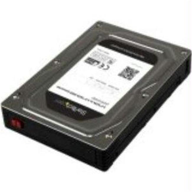 25sat35hdd Startech 2 5inch To 3 5inch Sata Aluminum Hard Drive Adapter Enclosure With Ssd Hdd Hei Walmart Com