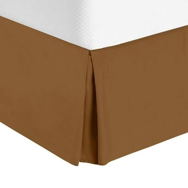 Nestl Bedding Luxury Pleated Twin Size 14 inch Drop Bed Skirt - Walmart ...