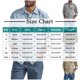 thumbnail image 3 of pstuiky manga larga de hombre, Camiseta lisa de manga larga con cuello vuelto para hombre, blusa informal, elegante, cómoda, con bolsillos y botones Tops de talla grande para hombre xl, 3 of 6
