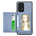 thumbnail image 2 of Case For FOXDOCK Samsung Galaxy A52 5G Stand Function RFID Blocking Magnetic Card Holder Complete Camera Safety, 2 of 5