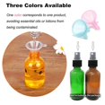 thumbnail image 2 of ZHAOCHENG Embudos rellenables para envases cosméticos, embudos para llenar botellas de loción, aceites esenciales, lociones, champú, productos de limpieza, rosa, transparente, azul, 2 of 5