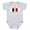 Heather Gray, variant on CafePress - ROMANIAN8956 - Cute Infant Bodysuit Baby Romper - Size Newborn - 24 Months