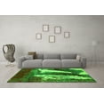 thumbnail image 3 of Ahgly Company Indoor Rectangle Abstract Green Modern Area Rugs, 8' x 10', 3 of 4