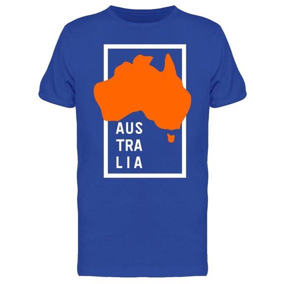 Map Of Australia, Stamp Tee Men's -Image by Shutterstock
