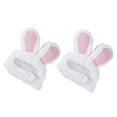 thumbnail image 4 of OULII 2Pcs Pet Winter Cap Cat Pet Hats Plush Pink for Daily Use, 4 of 5