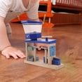 thumbnail image 4 of COMPUKAS Train Station Wooden Train Tracks for Children Interactive Learning 1pc, 4 of 6