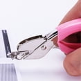 thumbnail image 4 of Jinsinto Staplers Extractor Staple Removal Tool Nail Lifter Staple Remover Staple Remover Quick Staple Remover Tool for Remove (2 Pieces: Pink + Blue), 4 of 5