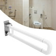 thumbnail image 1 of Foldable Toilet Grab Bar Handles Stainless Steel Provide Safety Support, 1 of 7