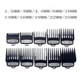 thumbnail image 2 of Maquinilla eléctrica con cabezal de aceite Peine de límite universal Accesorios de barbero Juego de pinzas de límite Tarjeta negra Dientes, 2 of 6
