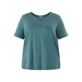 thumbnail image 5 of Terra & Sky Women's Plus Size Step Hem Tee with Short Sleeves, Sizes 0X-5X, 5 of 5