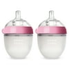 comotomo Baby Bottle - 5oz, Pink, 2 Pack