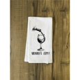 thumbnail image 1 of One Bella Casa 74900TW Mommys Sippy Tea Towel - Black, 1 of 1