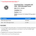 thumbnail image 2 of Front Brake Rotor - Compatible with 2006 - 2008 Volkswagen Passat 2007, 2 of 2