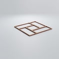 thumbnail image 4 of Ekena Millwork 7 3/8"W x 7 3/8"H x 1/4"T Extra Small Sheffield Decorative Fretwork Wood Wall Panels, Red Oak, 4 of 18