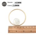 thumbnail image 3 of 100 piezas de anillos grandes de atrapasueños de color dorado, anillos artesanales para atrapasueños, aros colgantes, conector DIY dorado, dorado, 3 of 5