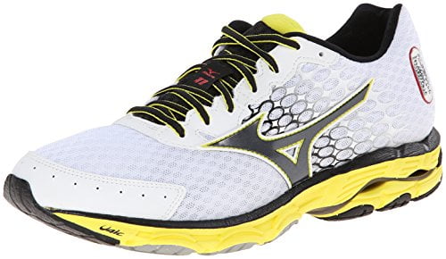 Mizuno Men's Wave Inspire 11 Running Shoe,White/Black,10 D US - Walmart.com