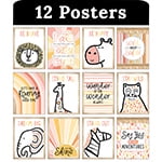 Schoolgirl Style Mini Posters: Simply Safari 12 mini posters - Walmart.com
