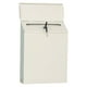 thumbnail image 2 of Arte Vertical Moderno Buzón con Buzón colgante con Buzón con llave Durable Soporte para revistas Buzón seguro Casa Beige Macarena Buzón de montaje en pared, 2 of 7