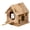 Brown, variant on Bird Houses for Outside Bluebird Houses for Outdoors Hanging Wooden Birdhouse Hand-Painted Bird Nest Garden Patio Decor for Wren Swallow Sparrow Throstle Finch (Blue)