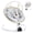 White, variant on Baby Swing, Portable Bluetooth Infant Swing with Timer, 5 Speeds, 10 Lullabies, 5-Point Harness, Black
