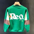 thumbnail image 4 of Sudadera de cuello redondo para hombre, jersey verde, cuello redondo, sudadera con capucha estampada, ropa masculina sin capucha, moda Harajuku, algodón, una pieza, cálida, 4 of 5