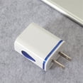 thumbnail image 2 of Plastic 2-Port USB Wall Charger - Water Drop LED, American Plug, 1.2A, Compact, For Phones/Tablets, 2 of 2