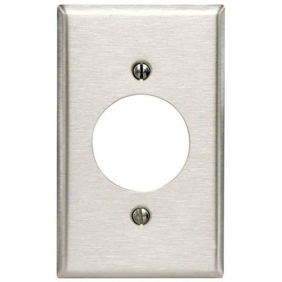 Leviton Wall Plate Stainless Steel 1 Gang Std Size Case of 10