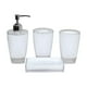 thumbnail image 1 of Estuche de almacenamiento para 4 cepillos de dientes, dispensador de loción moderno, accesorios de baño Blanco, 1 of 8