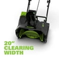 Greenworks PRO 80V 20inch Cordless Brushless Snow Blower, Battery Not