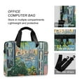 thumbnail image 4 of FORMRS 16" Laptop Bag Carrying Sleeve Case with Handle Travel Shoulder Briefcase, Blue Sea Boat, 4 of 8