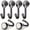 6pcs-D16-hei, variant on 3/6/12/20Pcs Black Magnetic Hooks Cruis Heavy Duty Magnetic Hangers, Extra Strong Magnets with Hook for Hanging, Resistant Base
