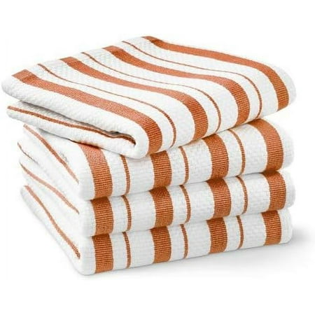 Williams-Sonoma Classic Striped Towels, Set of 4 (Pumpkin Orange)