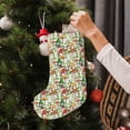 thumbnail image 5 of Uemuo Mushrooms Gnomes Print Christmas Stockings, 18inch Xmas Hanging Stocking Decorations for Christmas Party Family Decor, 5 of 7