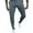 Dark Gray, variant on Men's Casual Slim Fit Solid Color Pant for Daily Wear | Zipper Fly Sports- Trouser with Modern Tailoring for Men