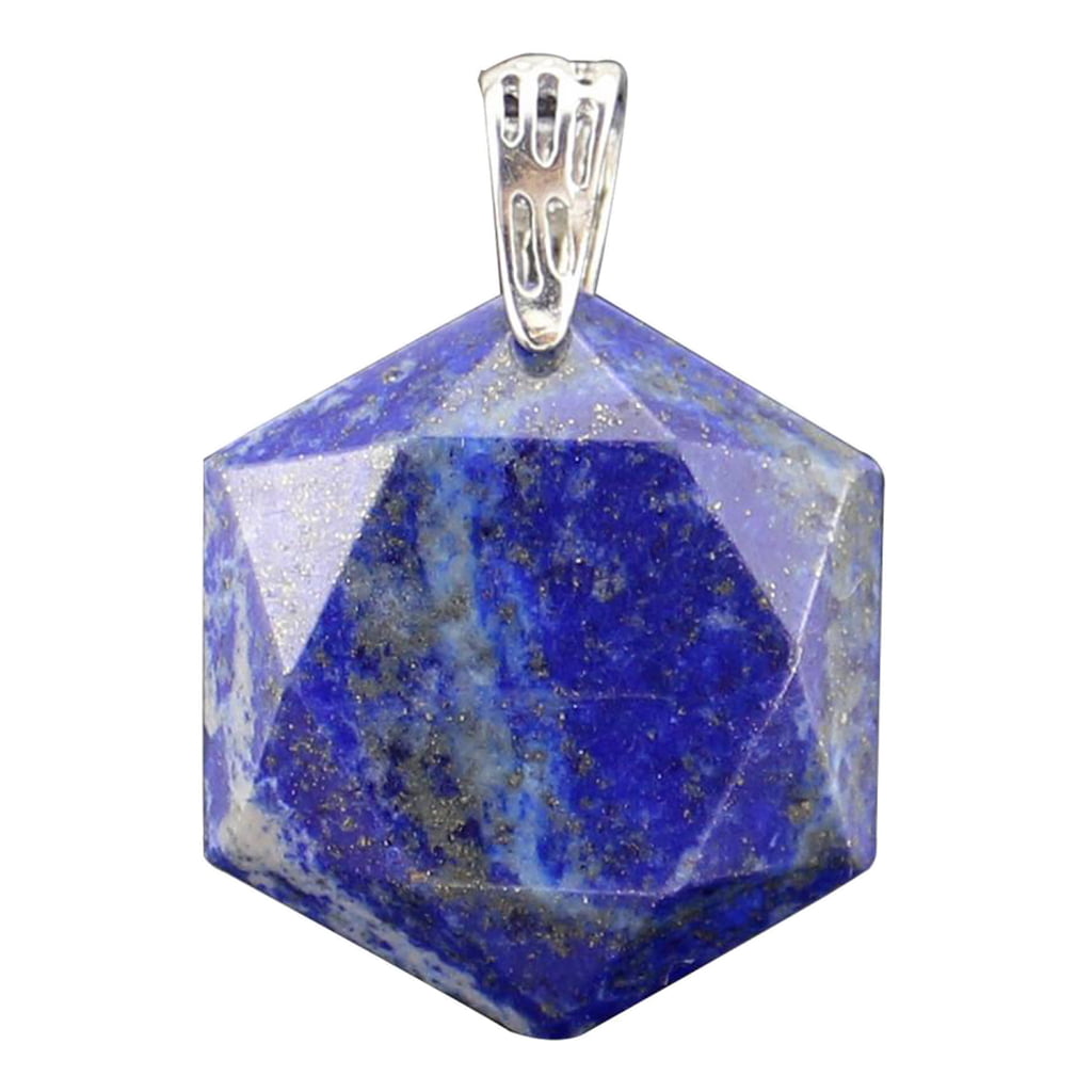 Details about  / Natural Hexagram Stone Pendant Gemstone Decoration Jewelry Making Craft DIY Art