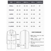 Panda Uniform by Heedfit Women's Workwear Professional Lab Coat With Pockets for Doctors & Nurses,White M