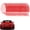 Red-10PCS, variant on Zip Tie Snow Chains, Emergency Tire Zip-Tie Snow Chains, Reusable Anti-Skid Tire Straps for Snow, Ice & Mud, Adjustable Mud Ice Grip for Car, Suv & Truck, Easy Install Belt