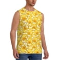 thumbnail image 2 of Balery Cool Duck With Yellow Strip Camisetas sin mangas para hombre, absorbe la humedad y protege contra el mal olor.-Medium, 2 of 7