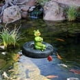 thumbnail image 2 of Garden Statue,Resin Ornament Funny DIY Miniature Figurines for Outside Pond Pool Patio Porch Backyard Miniature Bright Colors Blend Perfectly With The Pond Scenery(F), 2 of 7