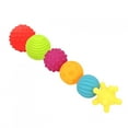 thumbnail image 1 of Pelota sensorial para bebé, 6 piezas/lote, juguetes de pelota de baño para bebé coloridos, juego de bolas múltiples texturizadas, diseño exquisito, 1 of 11