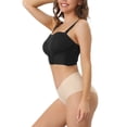 thumbnail image 4 of NOMADIC NOOK Women's Wirefree Bras, Strapless Breathable Push-up Support Bralette 2 Packs, 4 of 4